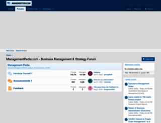 managementpedia.com screenshot
