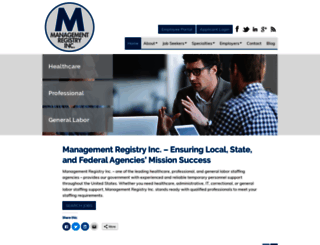 managementregistry.com screenshot