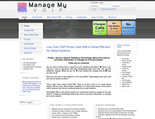 managemyvoip.com.au screenshot