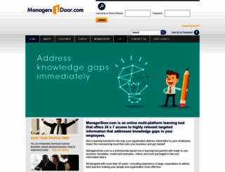 managersdoor.com screenshot