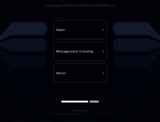 managesophisticatedoverlythefile.vip screenshot