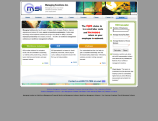 managingsolutionsinc.com screenshot