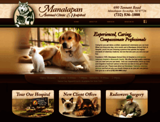 manalapananimalhospital.com screenshot