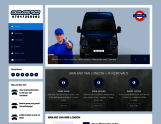 manandvanlondon.uk screenshot