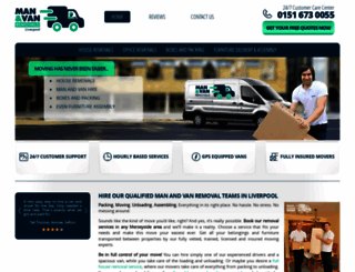 manandvanremovalsliverpool.co.uk screenshot