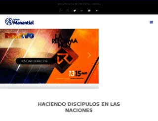 manantialvida.org screenshot