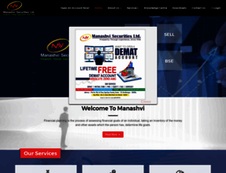 manashvi.com screenshot