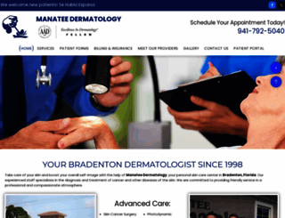 manateedermatology.net screenshot