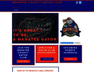manateegatorclub.com screenshot