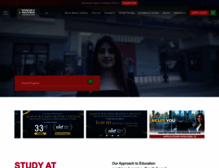manavrachna.in screenshot