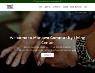 manawacommunitylivingcenter.net screenshot
