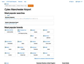 manchester-airport.cylex-uk.co.uk screenshot