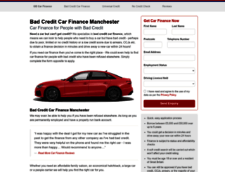 manchestercarfinance.co.uk screenshot