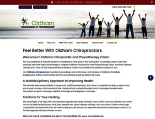 manchesterchiropractic.co.uk screenshot