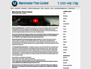 manchesterpestcontrol.co.uk screenshot