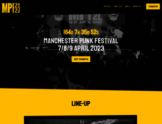 manchesterpunkfestival.co.uk screenshot