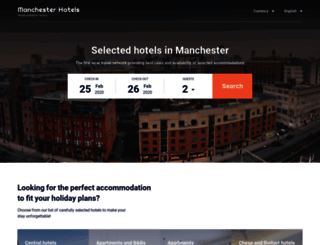 manchesters-hotels.com screenshot