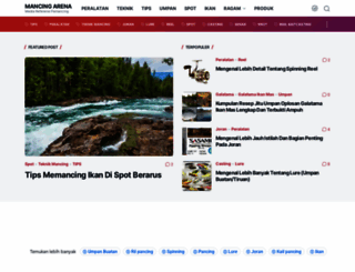 mancingarena.com screenshot