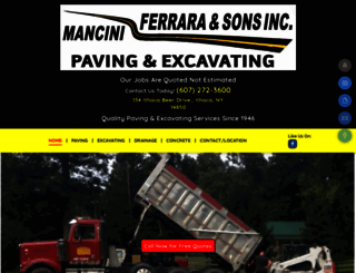mancini-ferrara.com screenshot