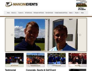 mancinievents.co.uk screenshot
