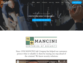 mancinisafe.com screenshot