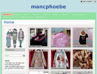 mancphoebe.storenvy.com screenshot