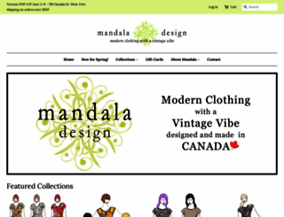 mandala-design.myshopify.com screenshot