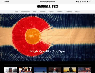 mandala-dyes.myshopify.com screenshot