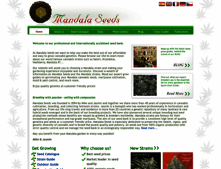mandalaseeds.com screenshot
