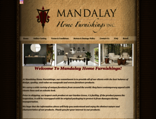 mandalayfurnishings.com screenshot