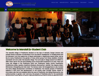 mandaliexstudentclub.org.np screenshot