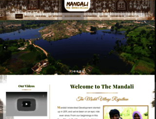 mandaliwatershed.com screenshot