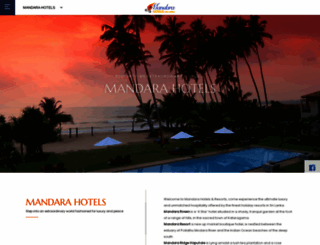 mandarahotels.com screenshot