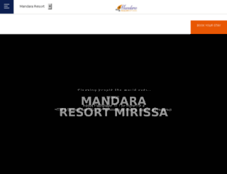mandararesort.com screenshot