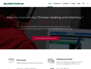 mandarinbean.com screenshot