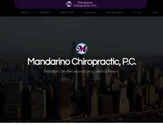 mandarinochiropractic.com screenshot
