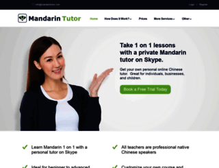 mandarintutor.com screenshot
