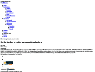 mandate-bajaj-finserv-form.pdffiller.com screenshot