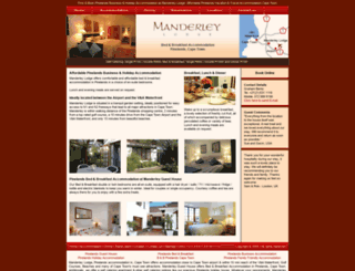 manderley.co.za screenshot