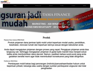 mandiripinjamandana.com screenshot