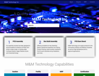 mandm-tech.com screenshot