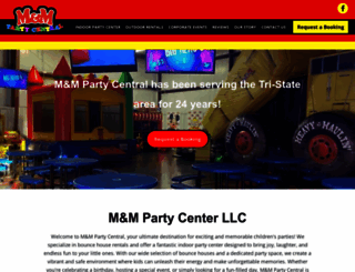 mandmpartycenter.com screenshot