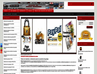 mando-garaje-barato.com screenshot
