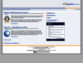 mandrivalinux.cz screenshot