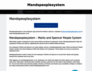 mandspeoplesystem.net screenshot