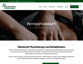 mandurahphysiotherapy.com.au screenshot
