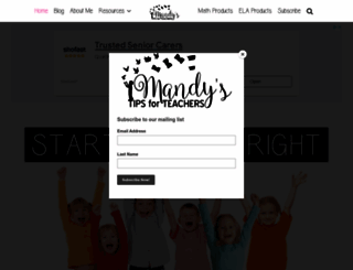 mandygregory.com screenshot