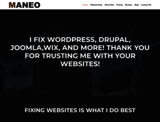 maneoweb.com screenshot