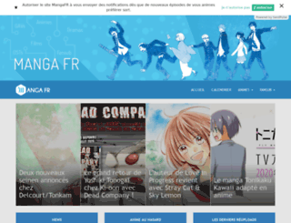 manga-fr.com screenshot
