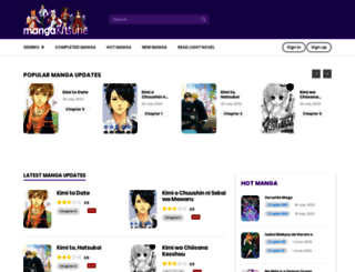mangakitsune.com screenshot